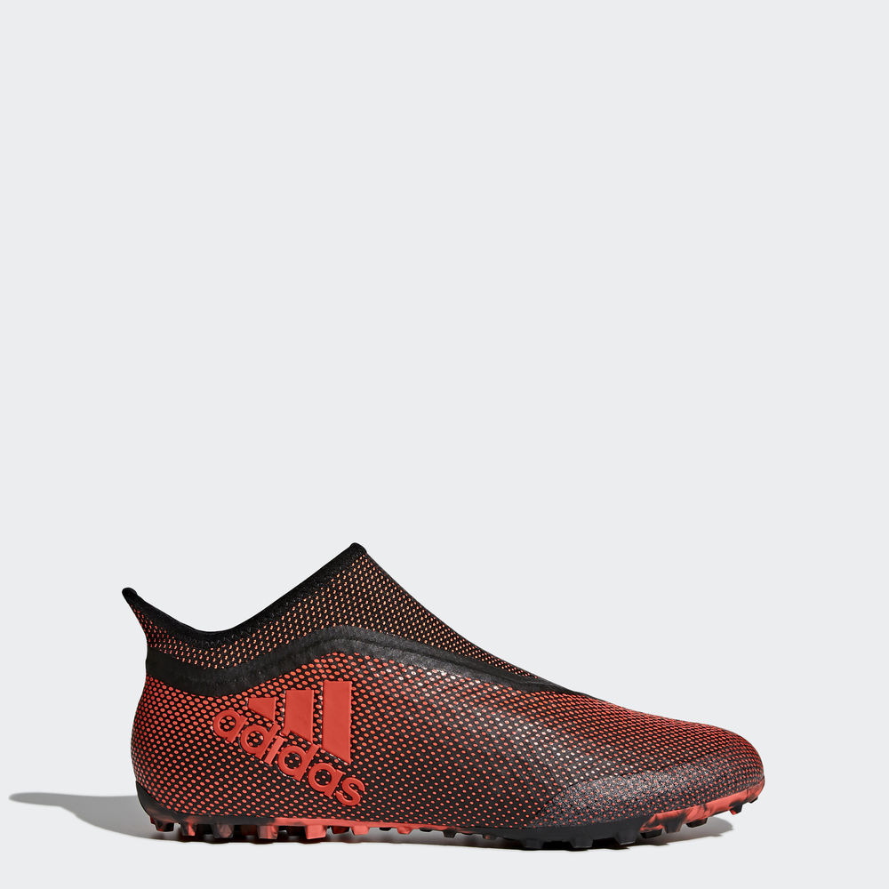 Adidas X Tango 17+ Purespeed Turf - ποδοσφαιρικα παπουτσια ανδρικα - Μαυρα/Κοκκινα/Πορτοκαλι,Μέγεθος